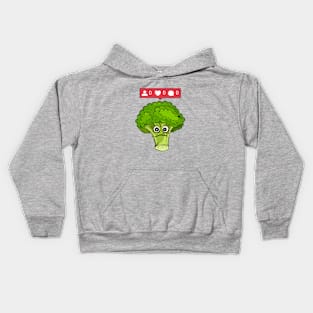 Nobody likes broccoli Kids Hoodie